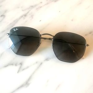 Rayban Hexagonal flat lenses